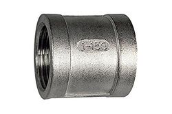 RIEGLER 111901-269.01-ES muff, rund, G 1/8, rostfritt stål 1.4408, 1 st.