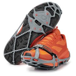Yaktrax Run Tractie-Schoenplaatjes Voor Hardlopen Op Sneeuw En IJs - Ice & Sneeuwgrepen, Grijs (Grau), Klein