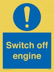 Switch off engine