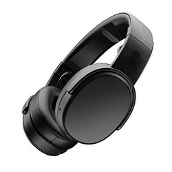 Skullcandy Crusher Bluetooth draadloze over-ear hoofdtelefoon met microfoon, ruisonderdrukkend traagschuim, 40 uur batterijduur, zwart