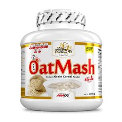 AMIX - Suplemento alimentar: OatMash em formato de 2 quilos - Grande suporte nutritivo e saciante - melhora o desempenho desportivo - sabor natural
