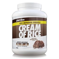 Per4m Crème de Riz Pâte à Brownie Chocolat 2kg – Crème de riz goût pâte à brownie au chocolat pour la réparation musculaire