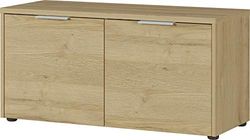 Germania schoenenbank 2964-551 GW-Berlebeck, in Grandson-eiken-imitatie, 96 x 48 x 40 cm (b x h x d)