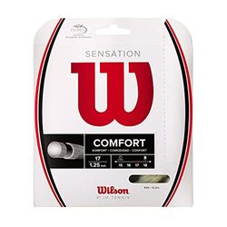 Wilson Unisex Tennis Racket Wilson Sensation String Transparent Natural Size 17, Comfort, 12.2 m UK