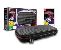Étui de Transport pour Nintendo Switch, Housse de Protection avec Compartiments pour Joy-Con et Cartouches de Jeu, Noir