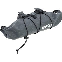 EVOC HANDLEBAR PACK BOA WP 2,5, sacoche de vélo pratique (sacoche de guidon moderne, sacoche frontale de vélo, fixation facile, dimensions: 12,5 x 12,5 x 30 cm, volume: 2,5 l), Carbon Grey