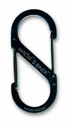 S-Biner SB201 Moschettone S-biner - Acciaio inossidabile - 5 x 2,2 cm - Nero