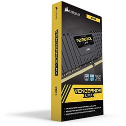 Corsair Vengeance LPX 8GB (1 x 8GB) DDR4 3200 (PC4-25600) C16 Optimized for AMD Ryzen - Black CMK8GX4M1Z3200C16