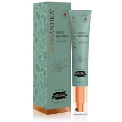 SEAMANTIKA - Mineral Night Cream with Aloe Vera - Repairs & Nourishes Overnight - For Normal to Dry Skin - Free from Parabens, Sulfates, Mineral Oils - 40 ml