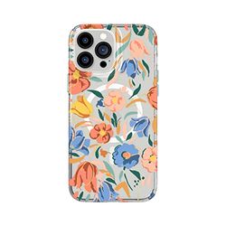 tech21 EVO Art - Ramo Floral para iPhone 13 Pro MAX, Compatible con Apple Magsafe Funda Protectora integrada con protección contra caídas múltiples de 12 pies