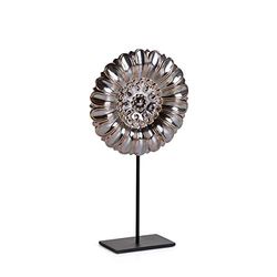 Rysunek 25 x 10 x 47 ceramika szary/brązowy/metal NEGRO