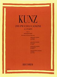 200 Piccoli Canoni A 2 Parti Op. 14