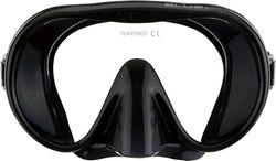 Cressi Musa Frameless Masks, Noir