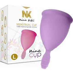 Nina Kikí Copa Menstrual, Talla L, Lila - 100 gr