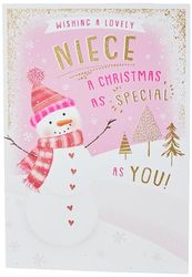 Karakter kerstkaart nicht - 7 x 5 inch - Piccadilly groeten