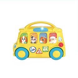 Chicco Escolar abus parlante ABC, simpático Juguete Interactivo bilingüe Italiano/inglés, aprende Animales y filastrocas, Juegos educativos 9-36 Meses (ARTSANA 00011297000680)