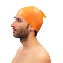 LOTE 10 GORROS NATACIÓN SILICONA CON ALETA SOFTEE