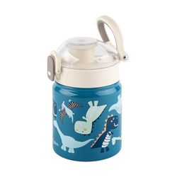 Roestvrijstalen drinkfles, 400 ml kindermotief dino