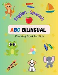 Bilingual ABC Coloring book- English - Spanish