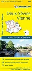 Deux-Sevres, Vienne - Michelin Local Map 322: Map (Michelin Local Maps)