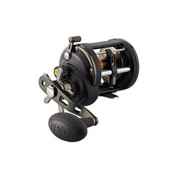 PENN Squall II Level Wind Fishing Reel, Conventionele Reels, Zoutwatervisserij, Offshore Vissen, Unisex, Zwart Goud, 20, Star Drag