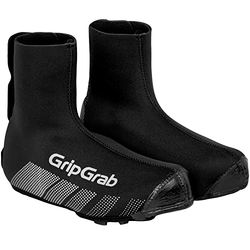 GripGrab Ride Winter Neoprene Windproof Road Mountain-Bike Cycling Overshoes Warm Rain Bicycle Shoe Covers, Copriscarpe da Ciclismo Unisex-Adult, Nero, S (38-39)