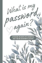 Password Keeper Book: A Simple Password Organizer Log Book to Record Usernames, Login Details, and Internet Account Information Securely