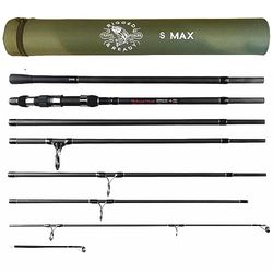 Riggade och redo S Max. Stor fisk kraftfull rovdjur surfa resa fiskespö + 2 spetsar Hi-Carbon 3,6+3,2 m 11 tum 10 tum +10 tum 7 tum spö alternativ kompakt stång 59 cm fodral 66 cm. Gjuten W 100 + 170