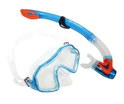 Schildkröt® barnsnorkelset Barbados 2 delar, glasögon, snorkling, ABC-set, junior dykset, högkvalitativ silikon, cool design, perfekt passform, i blister, 940011