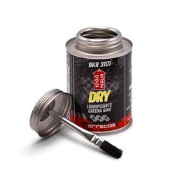 1000 Miglia BKR 3101 Lubrifiant pour Chaîne Vélo Dry - 240 ml, pour Conditions Sèches et Poussiéreuses, Climat Sec, Pot All-In-One avec Pinceau inclus