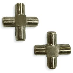 F-typ honkontakt 4-vägs, silver