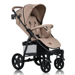 LIONELO Annet Silla de Pase Para niños hasta 22 kg 0-48M ajuste del respaldo hasta posición horizontal Capucha XXL Plegable fácil con ventana Mosquitera