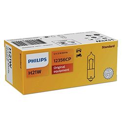 Philips Vision Conventional Interior and Signaling 12356CP - car light bulbs (H21W, 21 W, Fog light, High beam, Interior light, Low beam, Parking light, Signaling, Stop light, Box, H21W)