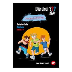 Die drei ??? Kids - Grundschultraining. Geheim-Code Deutsch 2-4