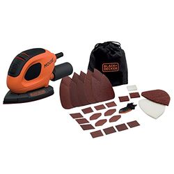 BLACK + DECKER BEW230BC-QS Mouse, Lixadeira de detalhe, 55 W