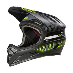 O'NEAL | Mountainbike hjälm | MTB | Ventilationsöppningar för luftflöde och kylning, yttre skal av ABS | Backflip ECLIPSE V.23-hjälm | Vuxen | Neongul grå | L