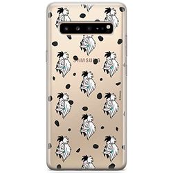 ERT GROUP Custodia per Samsung S10 5G Originale e ufficiale Disney Disney Villains 005 si adatta perfettamente alla forma del telefono cellulare, parzialmente trasparente