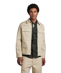 G-STAR RAW Men's 4 stuks Zip JKT Jacket, Beige/Khaki (dk Brick D22941-C900-1214), XL, beige/kaki (Dk Brick D22941-c900-1214), XL