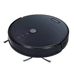 Maxcom Robot Vacuum Cleaner with Mop - Floor Mop and Vacuum Simultaneously, Robotic Vacuum Cleaner with 1800pa Strong Suction - Connect with Remote Control, APP, Alexa Devices - MH11 Black Pearl