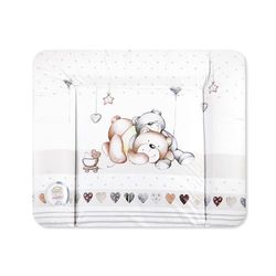 Julius Zöllner 2220142710 Softy - Cambiador para bebé (75 x 85 cm) osos abrazándose