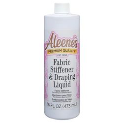 Aleene's Fabric Stiffener & Draping Liquid 473ml, 16oz, White