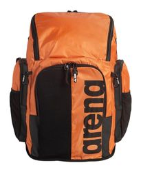 ARENA Spiky III rugzak 45, sport-, reis- en gymrugzak, grote trainingsuitrusting, apparatuur, zwemtas voor heren en dames, 45 liter, oranje