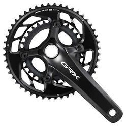 Shimano Crankset 12-speed fietsbord, volwassenen, uniseks, meerkleurig, eenheidsmaat