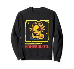 Gamesolotl Blue Axolotl Gaming Videojuegos Juegos Anime Sudadera