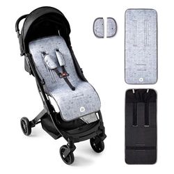 Universele mat voor kinderwagen, grijs