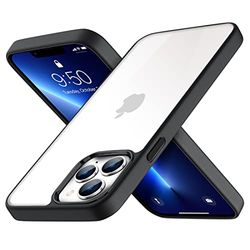 ORIbox Telefoonhoesje voor iPhone 12 en iPhone 12 Pro, dun telefoonhoesje voor iPhone 12 en iPhone 12 Pro 6,1 inch, dun, dun, schokbestendig, anti-val, doorschijnend, mat, niet vergelend,