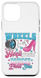 Wheels Or Heels Your Noni Loves You Gender Reveal Party Case for iPhone 12 mini