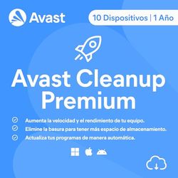 Avast Cleanup Premium 2025 | 10 Dispositivos | 1 Año | Descarga digital
