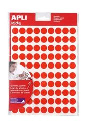 APLI Kids 102608 - Geometrische stickers - 16 mm - 5 kleuren - 3280 verwijderbare kleefstickers