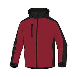 Delta Plus VIGORNPT ademende waterdichte parka, 96% polyester/4% elastaan, rood-zwart, maat S